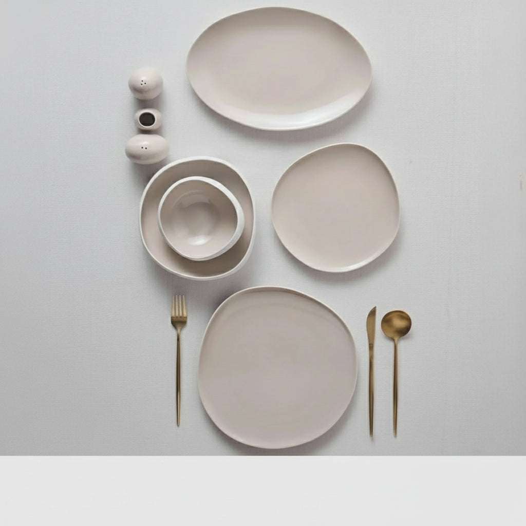 Karaca Earth Collection Cupid 55 dele - Spisestel til 12 personer