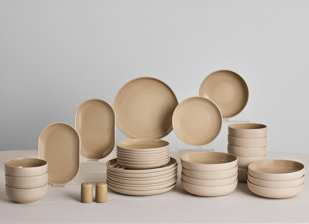 Karaca Earth Collection Terra – 36 dele Middagsservice til 8 personer, Beige