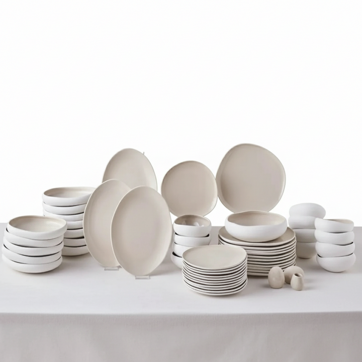 Karaca Earth Collection Cupid 55 dele - Spisestel til 12 personer