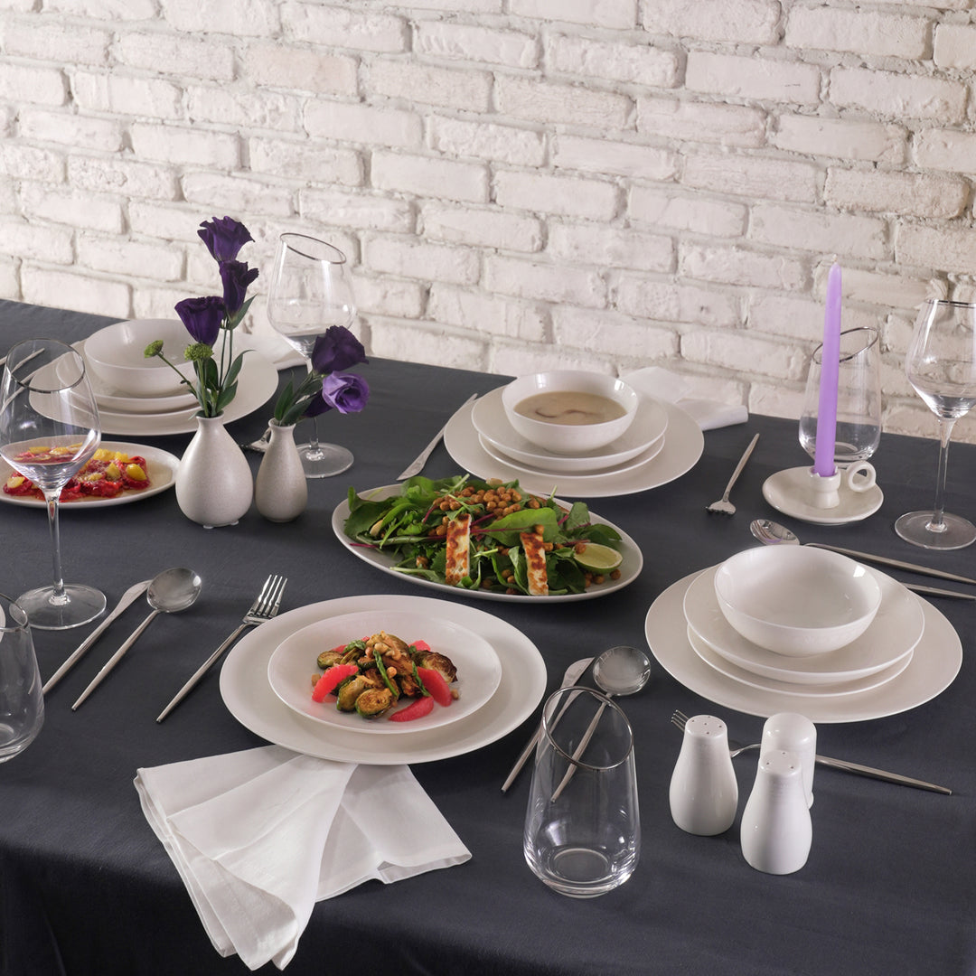 Karaca Arte New Bone Spisestel – 56 dele til 12 personer