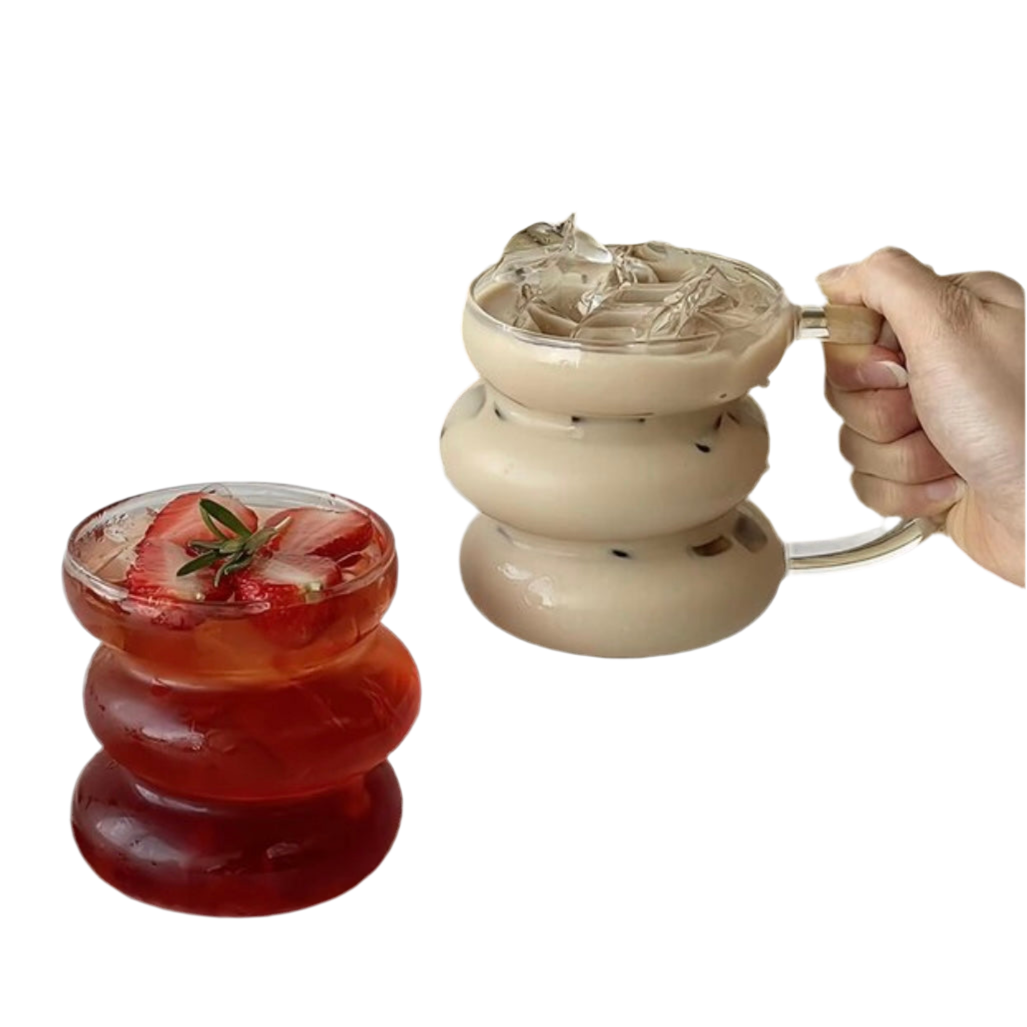 Boble Glaskrus 2 stk. 450 ml. - Almina Viento