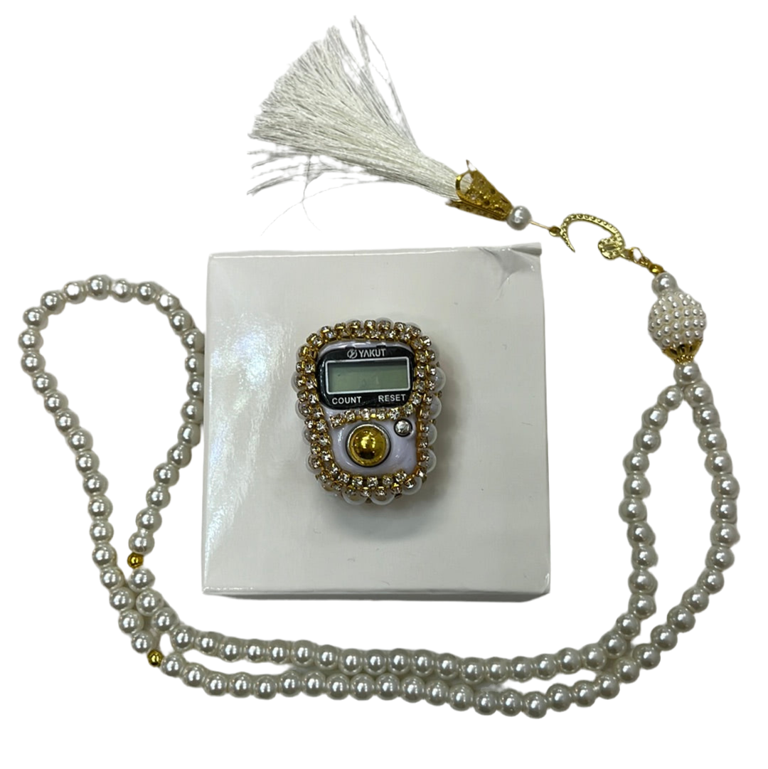 Yakut Tasbihkæde (Bedeperler) og Digital Tæller - Flere Farver