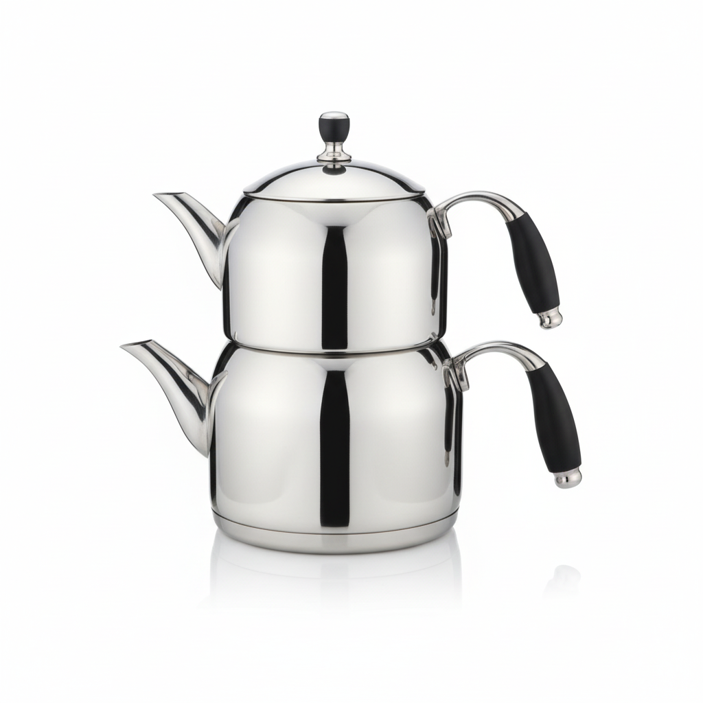 Almina Mona Large Tekandesæt 1,5L / 3L – 18/10 Rustfrit Stål | Induktion