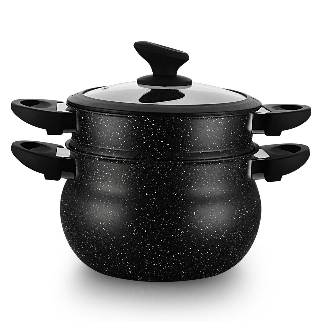 Ferveo Sahra - Damp &amp; Couscous Gryde - 8,4 L | Ø24 cm | Marmorbelagt