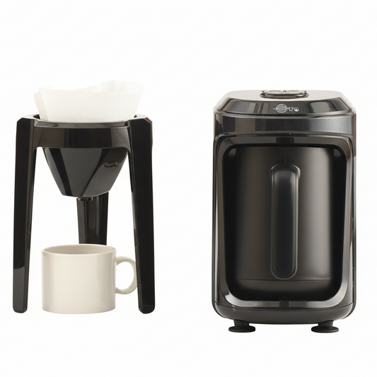 Karaca Hatır Hüp 2-in-1 Tyrkisk Kaffemaskine | Sort