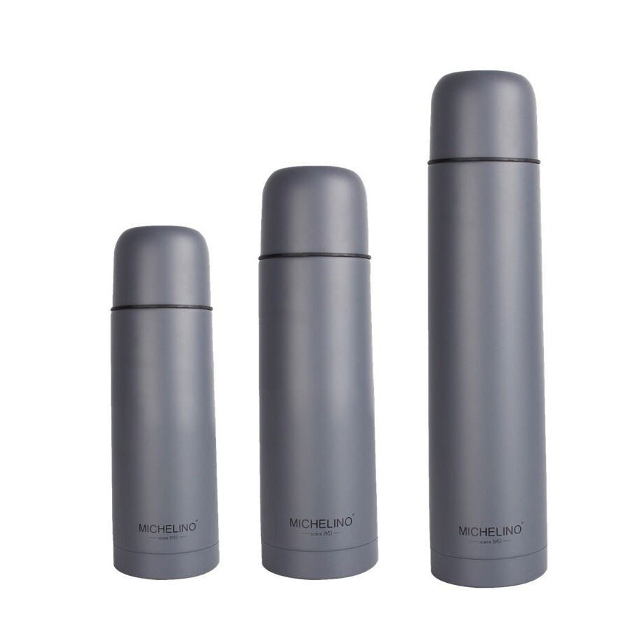 Michelino Nora Termokande – 1 Liter, Mørkegrå