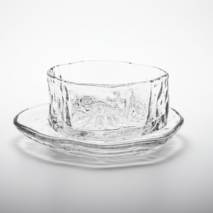 Almina Snow Buccia Dessertskål m/Underkop - Facetsleben Design - 12 Dele - 300 ml