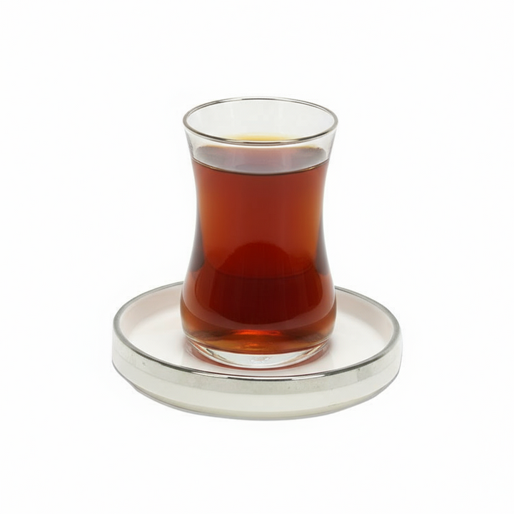 Bricard Sens Tesæt | Hvid-Sølv | 12 dele