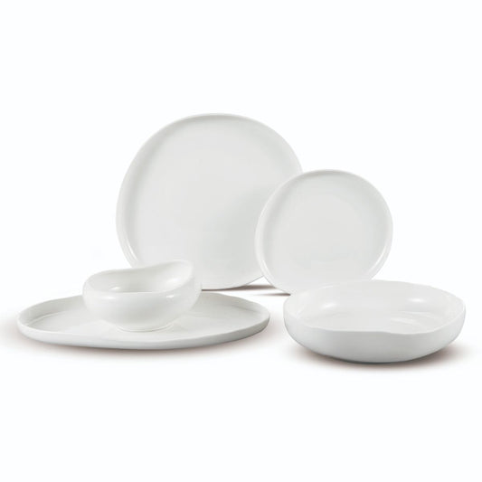 BRICARD BARLES PORCELÆNSSÆT | HVID 25 DELE - 6 PERSONER