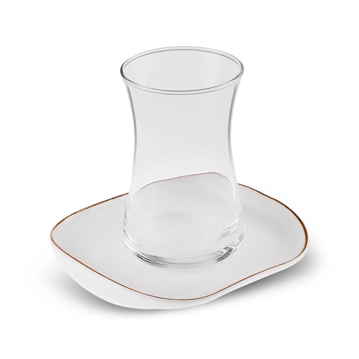 Karaca Streamline Plato 12-delt 6-personers Glas Tesæt 165 ml