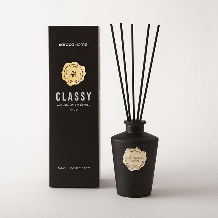 Karaca Home Classy Duftspreder m/Duftpinde – Amber – 200 ml