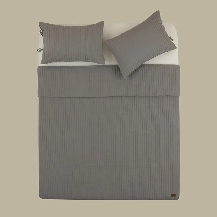 Karaca Home Elie – Dobbeltseng Sengetæppe 230x240 cm - Grå