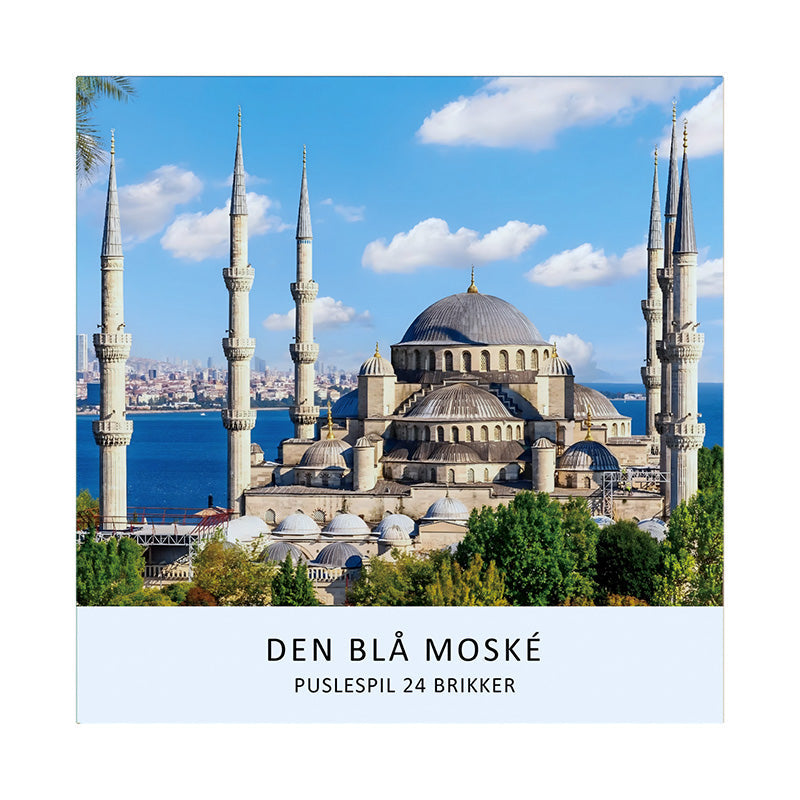 Den Blå Moské Puslespil - 24 Brikker - Finest Choice