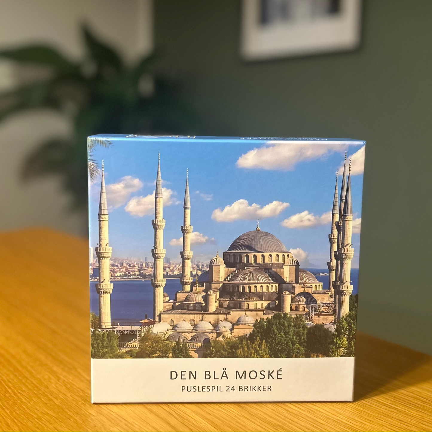 Den Blå Moské Puslespil - 24 Brikker - Finest Choice