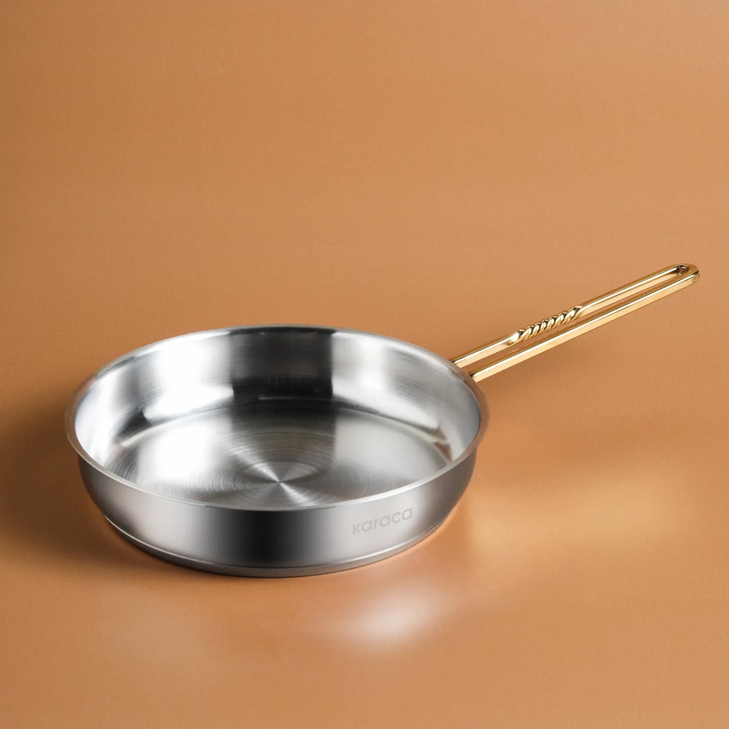 Karaca Maçka Stegepande Rustfrit Stål – 24 cm - Induktion - Guld