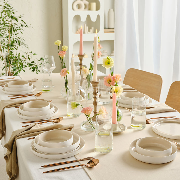 Karaca Earth Collection Finesse Spisestel 24 dele | 6 personer | Beige