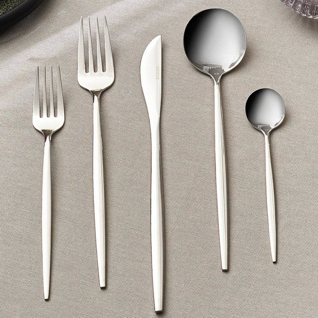 Karaca Orion Sølv – Bestiksæt til 6 personer, 30 dele