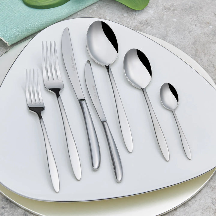 Karaca 316 Elegance Athena Sølv Bestiksæt – 84 dele til 12 personer