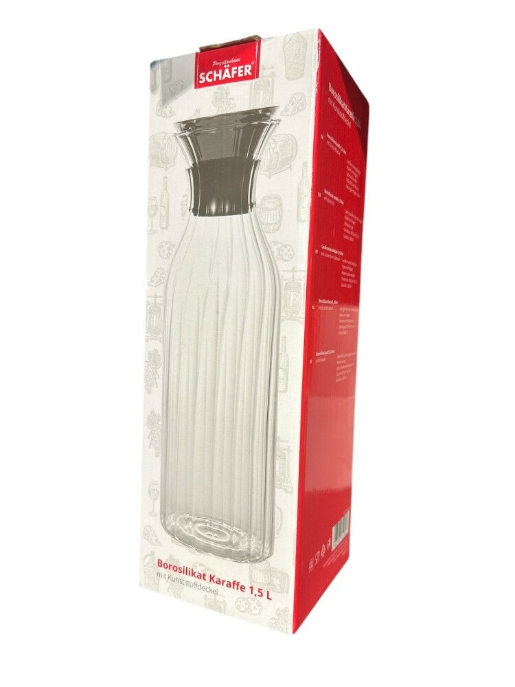 Borosilikat Glas vandkande – 1,5L