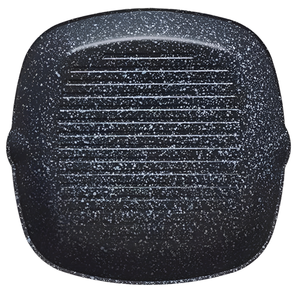 Induktion Non-Stick Grillpande 28x28 cm - Schäfer Metallic Silver