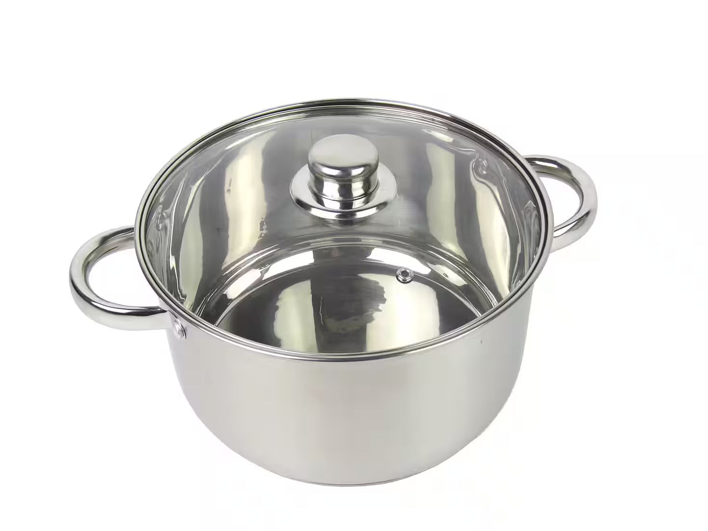 Michelino Berlin Grydesæt – 8 Dele i Satineret Rustfrit Stål