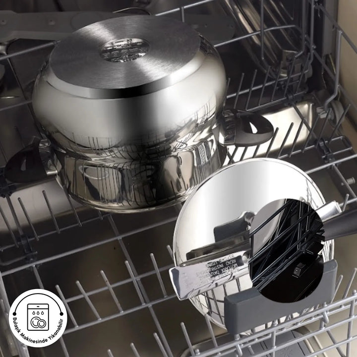 Karaca Retro Induktionsbund Trykkoger 8 Liter