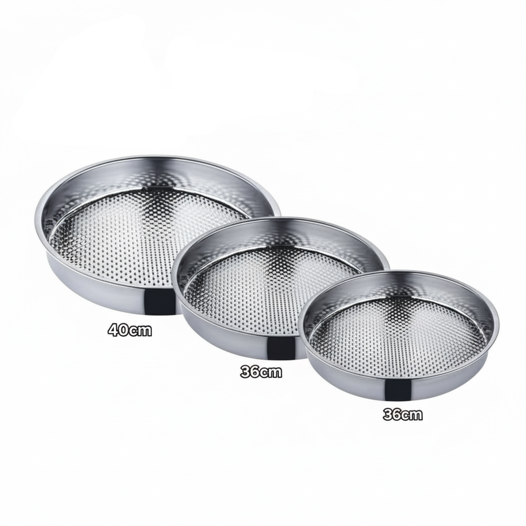 Weissberg Home – Rustfri Stål Bakke til Çiğ Köfte (Tyrkisk ret)