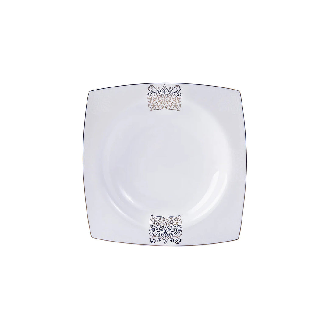 Karaca Fine Bone Lotus 41-delt Middagssæt til 8 Personer – Kvadratisk