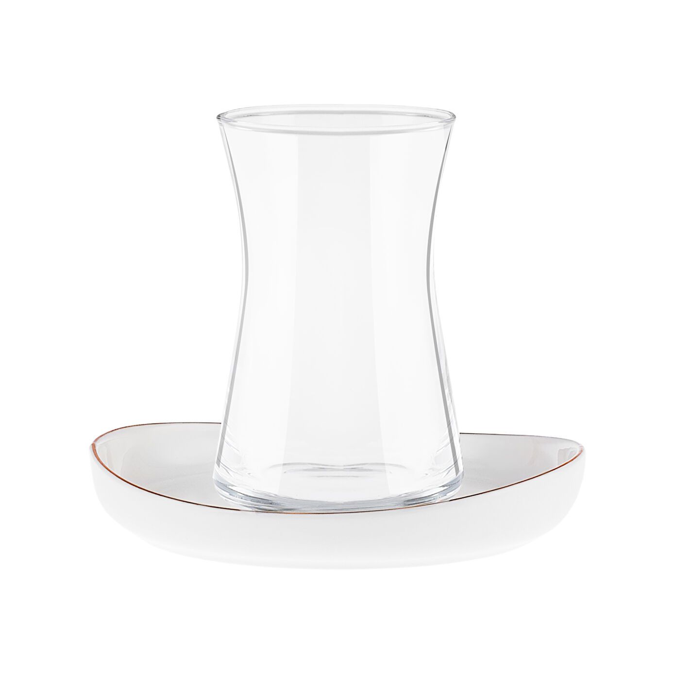 Karaca Streamline Hole 12-delt 6-personers Glas Tesæt 165 ml