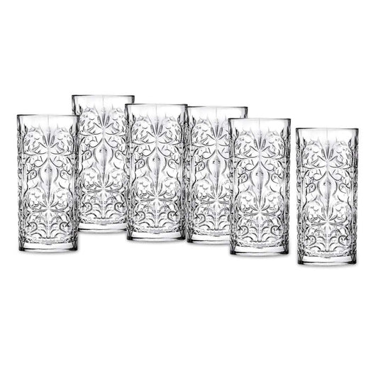 RCR Tattoo Krystal Drikkeglassæt 6 Dele 370 ML