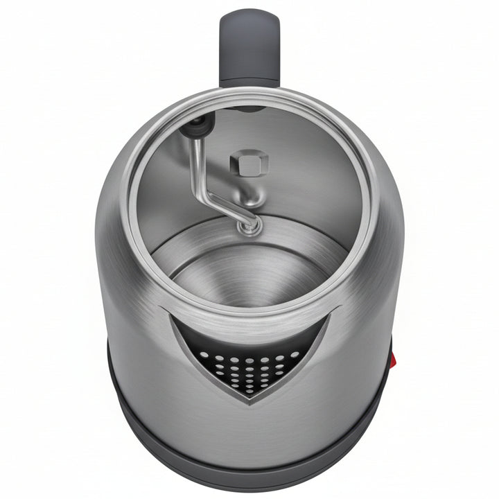 Schäfer Mila 2-i-1 Elektrisk Tekedel (1 L) & Vandkoger (1,7 L) – Rustfrit Stål (2200W) - Sølv