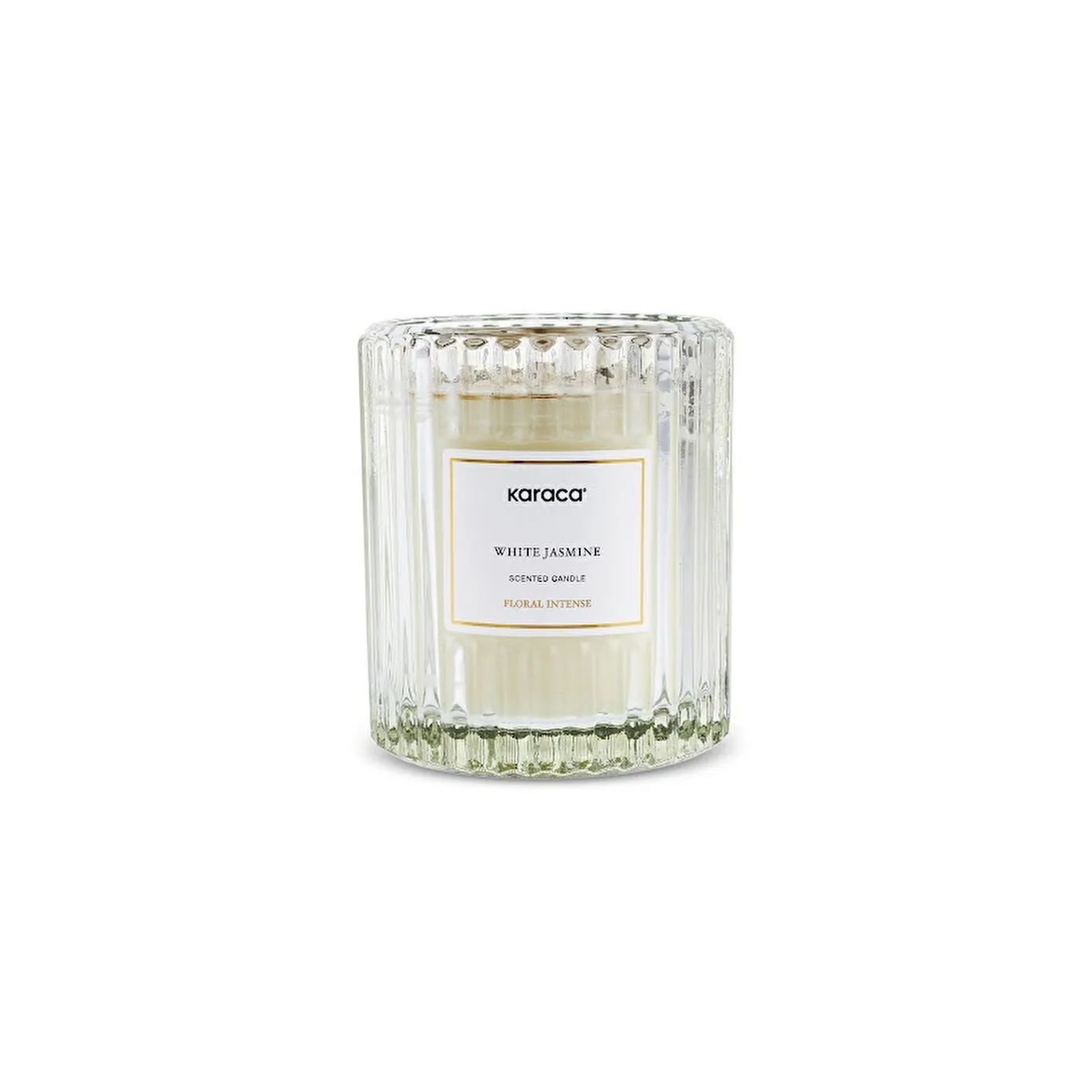 Karaca Blomster Intens Duftlys - Hvid Jasmin - 170 g