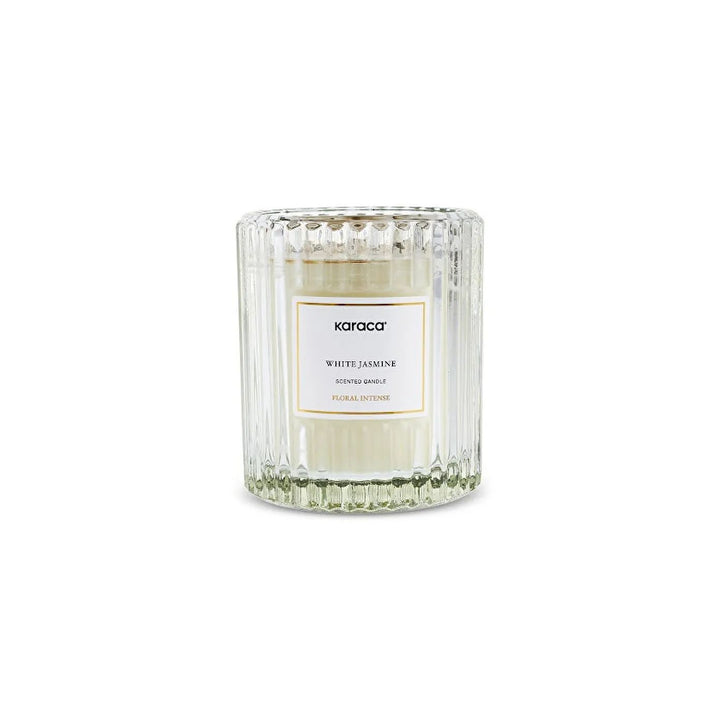 Karaca Blomster Intens Duftlys - Hvid Jasmin - 170 g