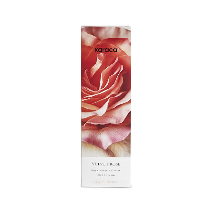 Karaca Floral Intense Duftspreder m/Duftpinde – Velvet Rose 235 ml