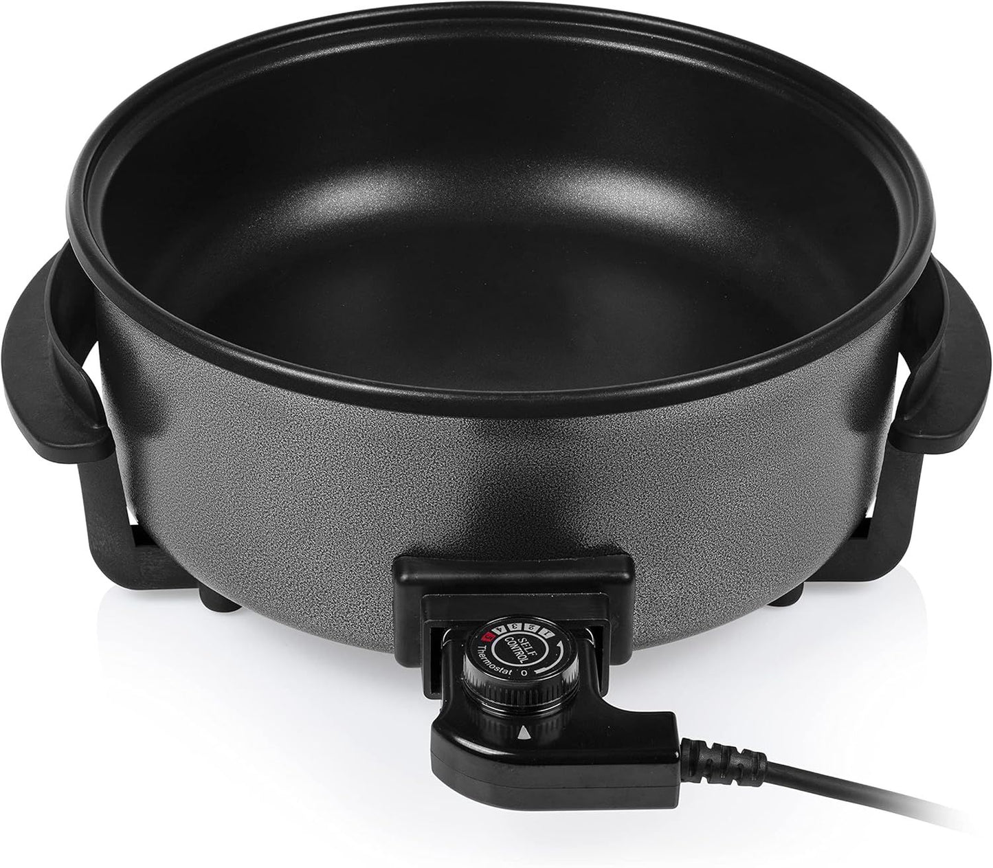 SBS Elektrisk Multifunktionel Pizza/Stegepande 32x7 cm - 5 liter - 1500 W