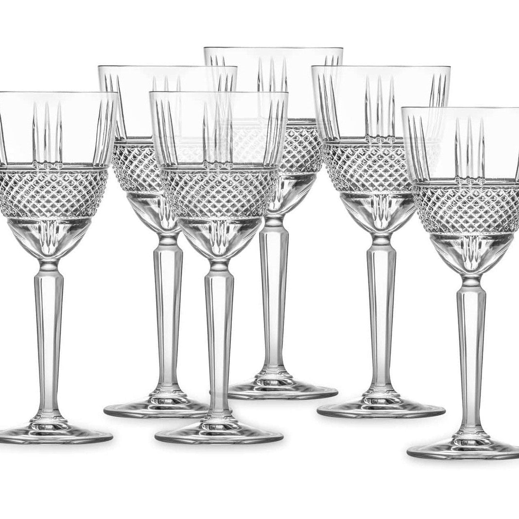 RCR Brillante Cocktail Krystalglassæt 6 Dele - 290 ML