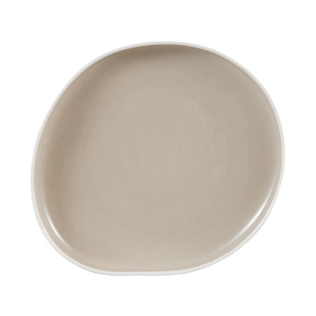 BRICARD BARLES PORCELÆNSSÆT | HVID-TAUPE 25 DELE - 6 PERSONER