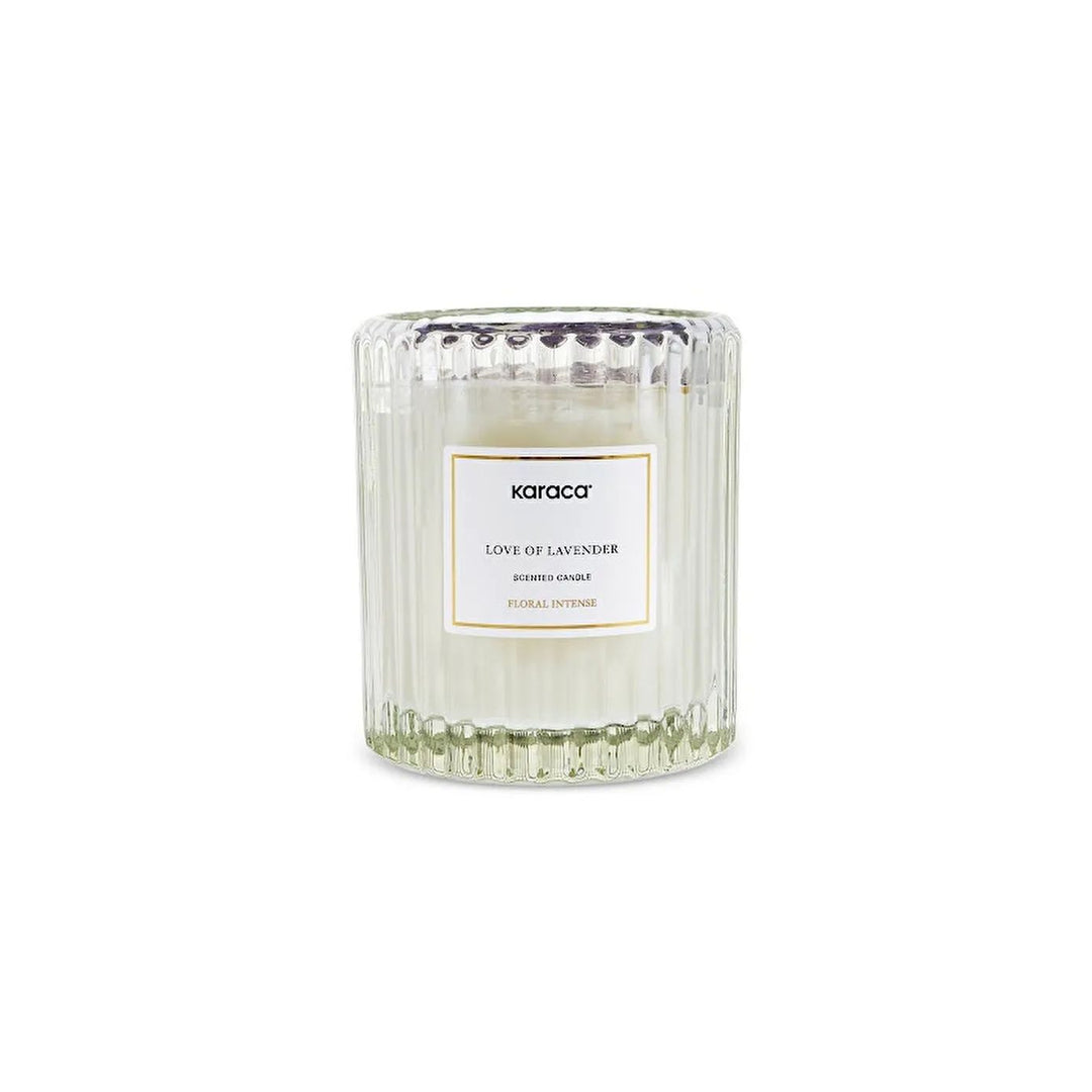 Karaca Blomster Intens Duftlys - Kærlighed til Lavendel - 170 g