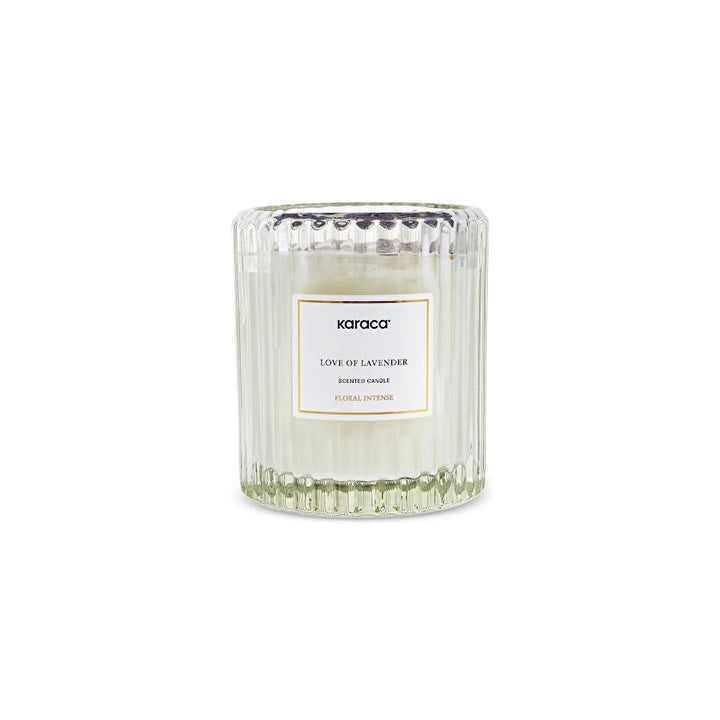 Karaca Blomster Intens Duftlys - Kærlighed til Lavendel - 170 g