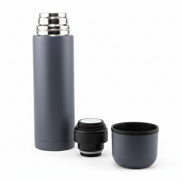 Michelino Nora Termokande – 1 Liter, Mørkegrå