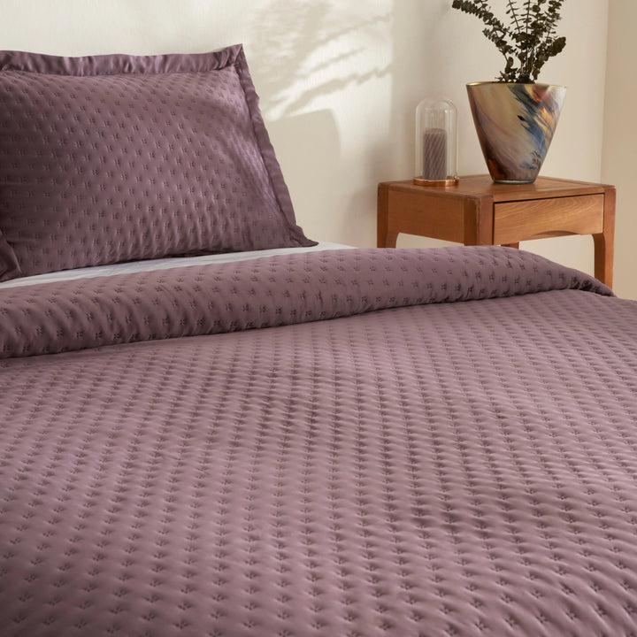 Karaca Home Alice Dobbeltseng-Overtræk – Mørklilla (Murdum)