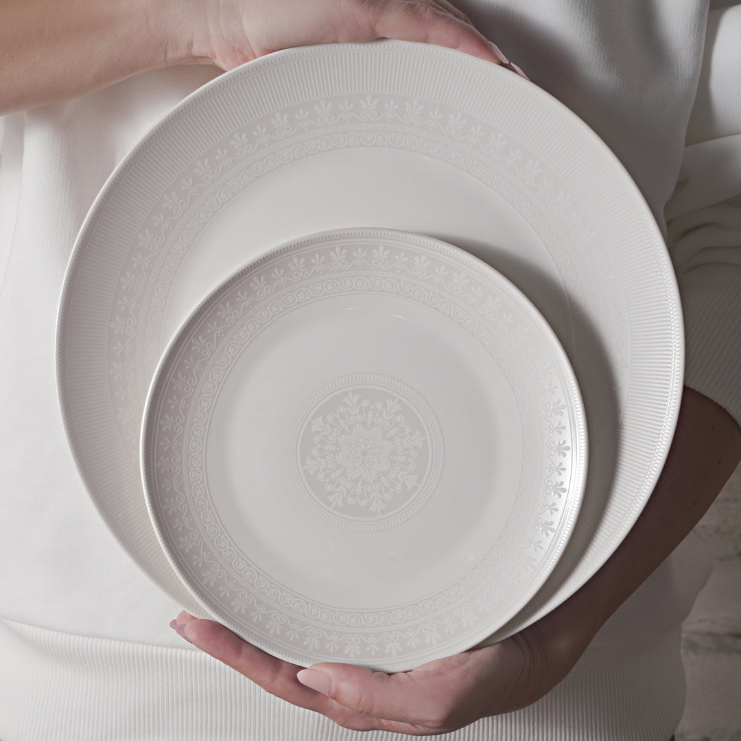 Karaca Arte New Bone Spisestel – 56 dele til 12 personer