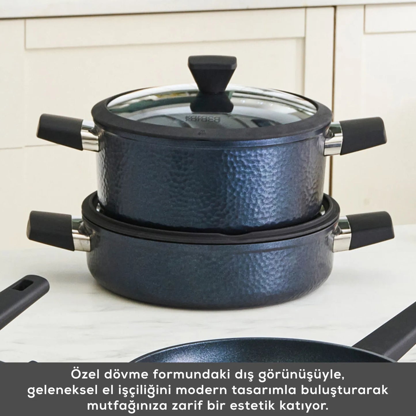 Karaca BioDiamond Dante Grydesæt – 7 dele – Induktionskompatibel