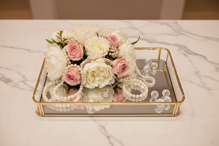 Almina elegant - Smukke guldfad - 30 x 40 cm