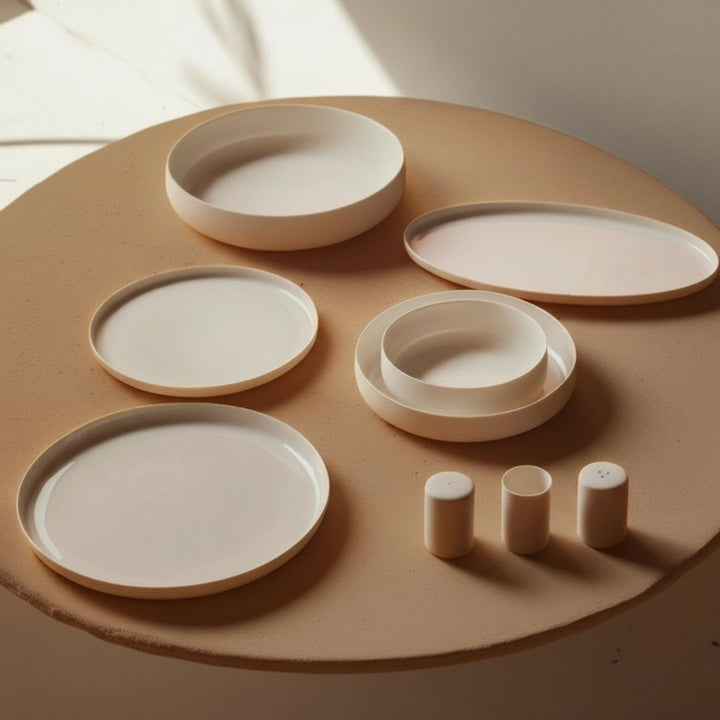 Karaca Earth Collection Matte Glaze 55 Dele Spisestel til 12 Personer