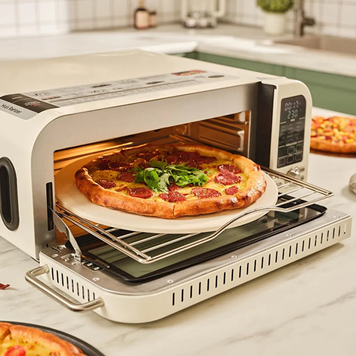 Karaca Vintage Craft Pizzaovn & Airfryer (Cream) – 15-i-1 Multimaskine