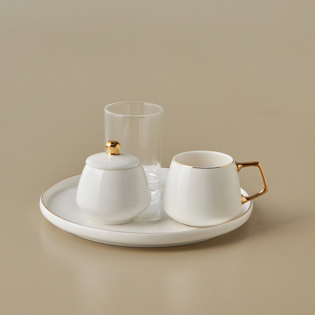 Karaca - Streamline Saturn - Kaffeserveringssæt til 1 person – 100 ml