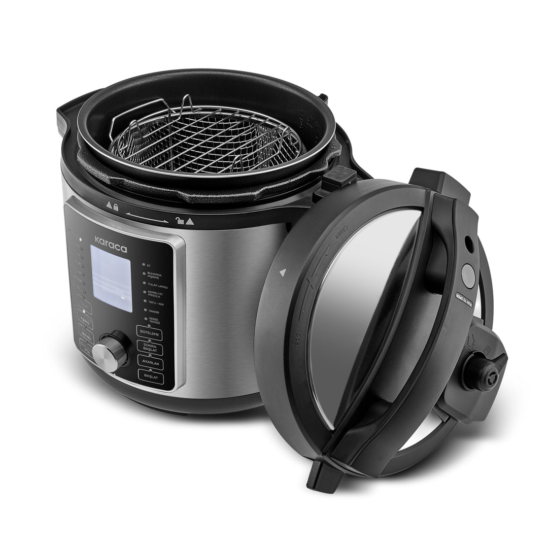 Karaca - Cooker Elektrisk Trykkoger -  Inox | 1000 W | 6 L