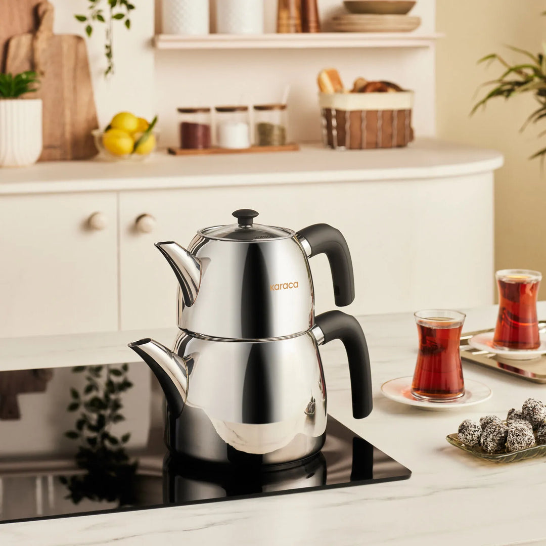 Karaca New Galya Induktionsbund Midi Tekandesæt - 3,2 Liter