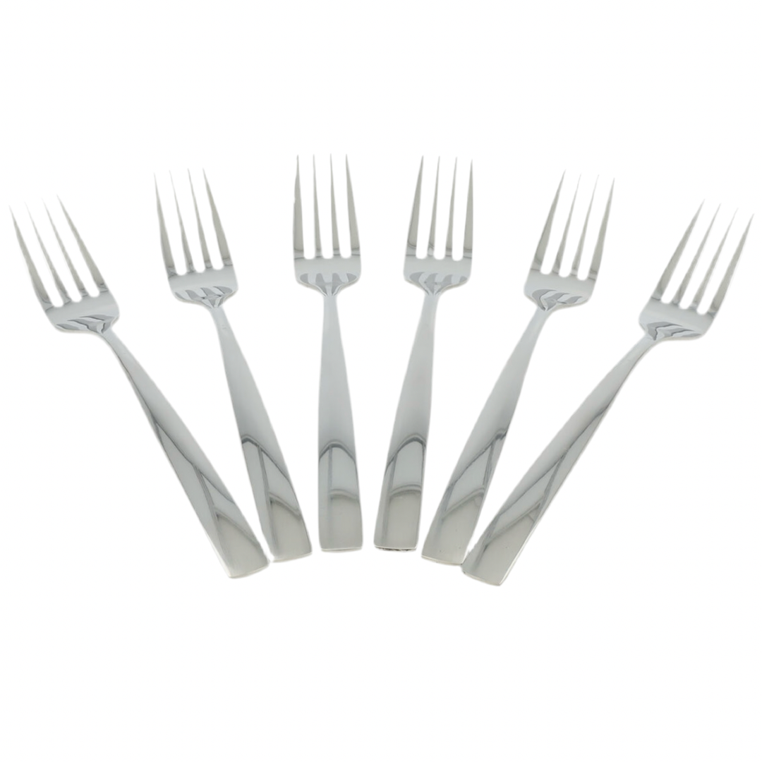 Almina Gaffelsæt 6 stk. - Blank Sølv
